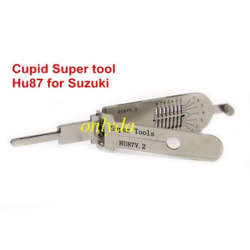For HU87 decoder and lockpick 2 in 1 Cupid Super tool for Suzuki