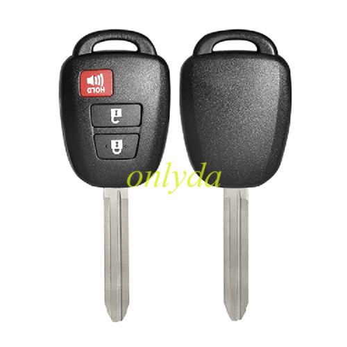 For Toyota upgrade 2+1 button remote key blank