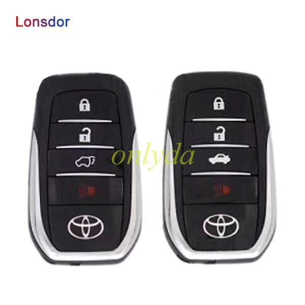 Lonsdor 314.35/312 / 315.12MHz/433.92 Smart Remote Keyless Car Key FT23-7930 Go Control Transmitter Circuit PCB 8A Chip,can use KH100 machine to adjust the model and frequency