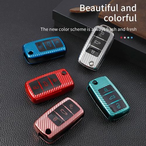 For VW 3 button TPU protective key case please choose the color