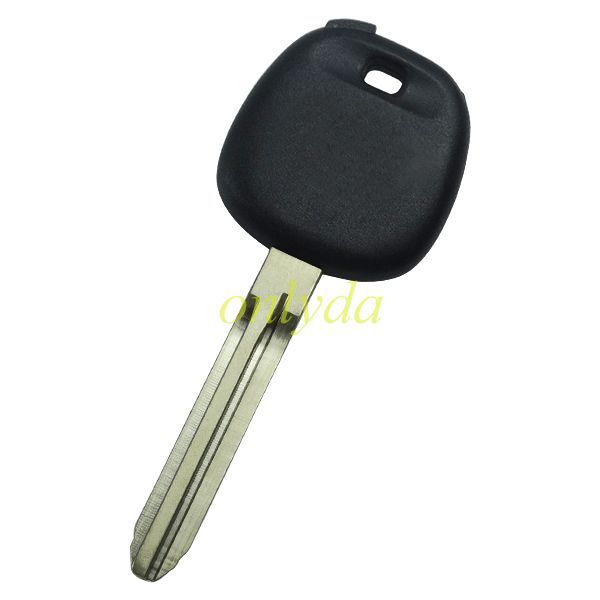 For Toyota transponder key blank Toy43 blade with logo with TPX chip and  carbon chip part