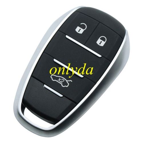 3 button remote key shell with blade