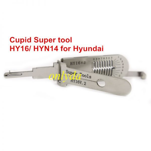 For HY16\HYN14 decoder and lockpick 2 in 1 Cupid Super tool for Hyundai