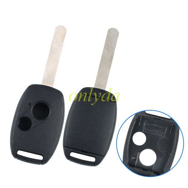 For upgrade 2 buttons remote key shell （Without chip slot place)