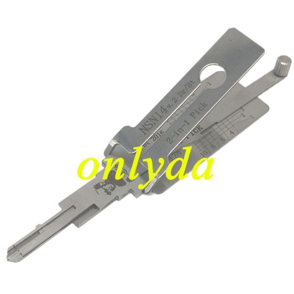 For Nissan and buick NSN14decoder and lockpick combination  genuine !  used for Nissan Teana, Tiida, sunlight, Sylphy, X-Trail, Qashqai, Infiniti