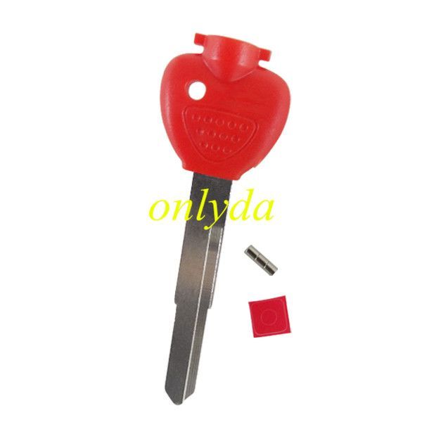 For yamaha motorcycle transponder key blank with left blade