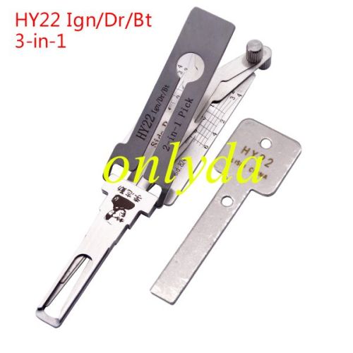 For HY22 Hyundai,Kia, K5, X34, Sonata car 3-IN-1 Lock pick, for ignition lock, door lock, and decoder, combination  genuine ! used for Hyundai,Kia, K5, X34, Sonata