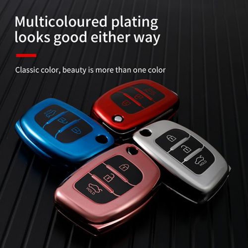 For Hyundai IX25 IX35 3 button  TPU protective key case,please choose the color