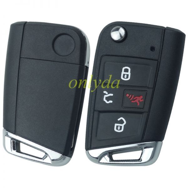 For  VW GTI Golf keyless (315mhz)ASK Megamos AES FCCID:NBGFS12P01 IC:2694A-FS12P01 P/N:5G6959752BM  5G0959752BD  5G0959752BE