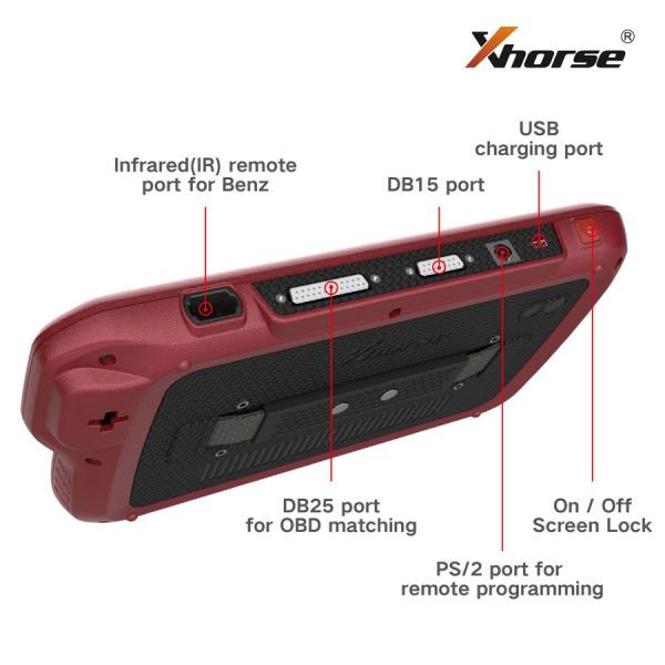 Xhorse VVDI Key Tool Plus Pad Support DOIP/CAN-FD/CAN and K protocol switch pin/Chip detection smart key programming