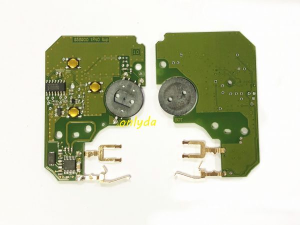 For  Renault:Megane II,Scenic II,3 button card  pcf7947-433mhz