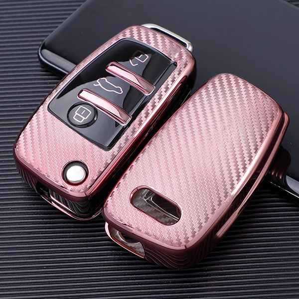 For Audi A3/Q3/Q2L/A1/S3 3button TPU protective key case,please choose the color