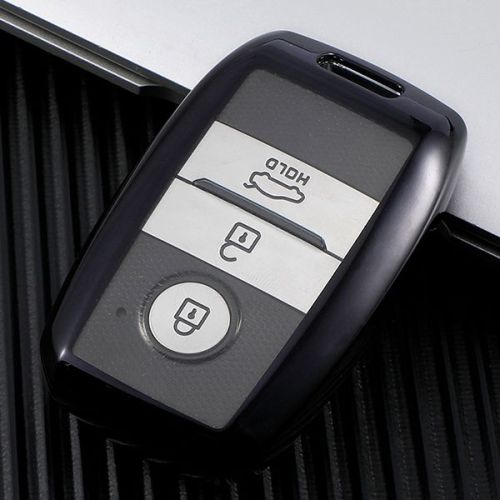 For KIA TPU protective key case  black or red color, please choose