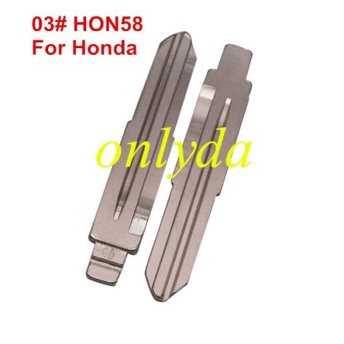 KEYDIY brand key blade 03# HON58 for  Honda