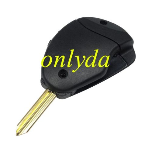 For Citroen remote key shell with badge