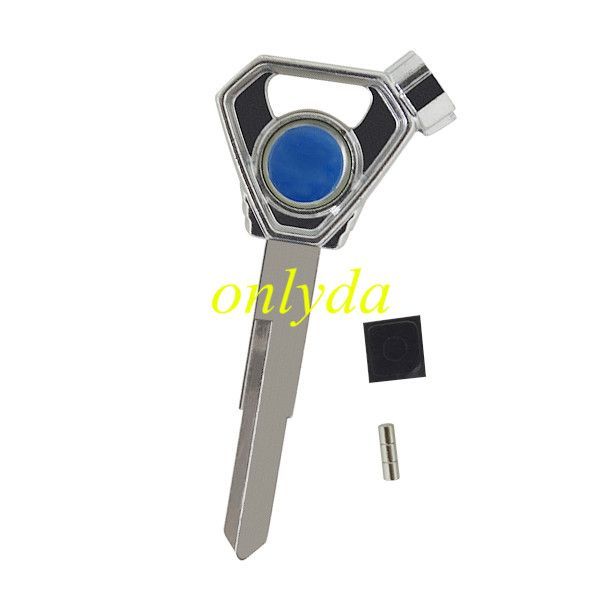 For yamaha motorcycle transponder key blank with right blade