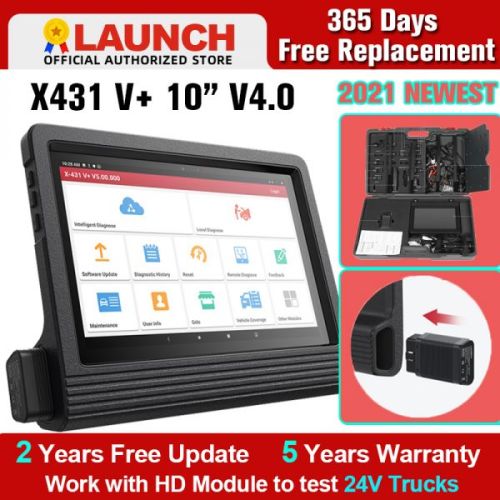 Launch X431 V plus 10  X431 V+ V4.0 OBD2 Diagnostic Scanner Automotive OBD Auto Diagnostic Tool Box Profession Car OBD2 Scanner