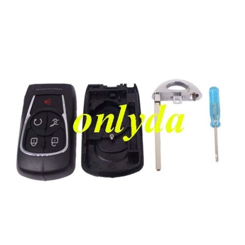 For Buick modified 4+1  button key blank keyless model