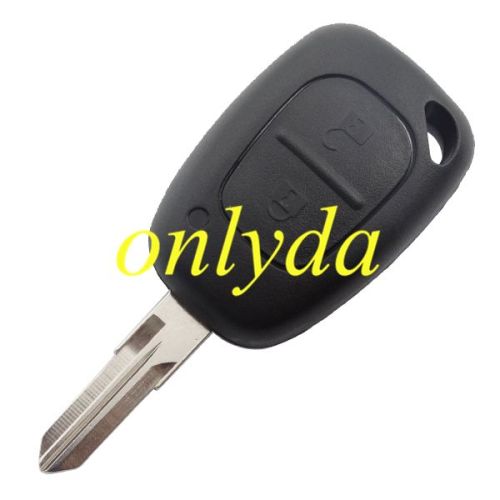 For  Replacement Shell Remote Key Case Fob with 2 Button  RENAULT Traffic Master Vivaro Movano Kangoo with VAC102 blade