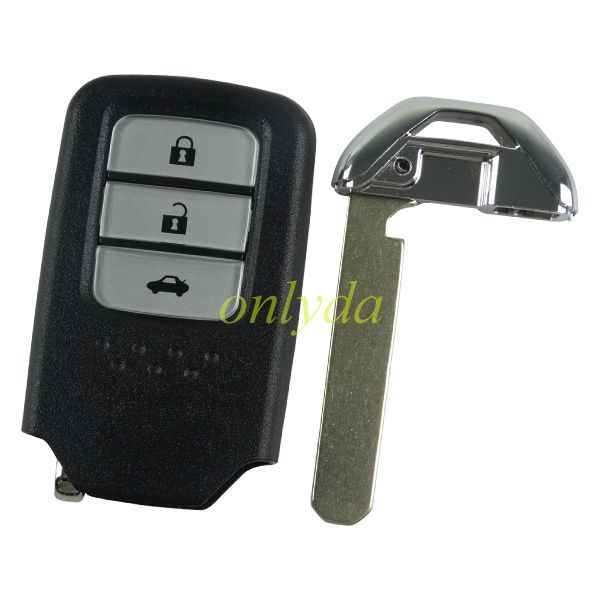 Honda Smart Key Civic 3 button Remote Key  433.92MHz ID47 P/N 72147-TEX-Z01 72147-TEX-M11  FCC ID KR5V2X