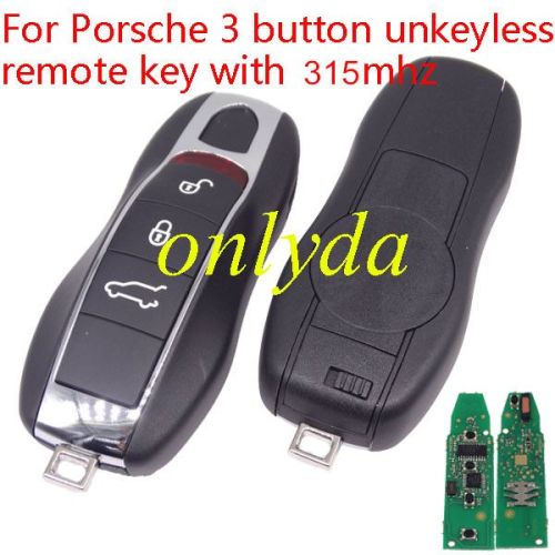 For Porsche 3B unkeyless remote key with 315mhz/434mhz