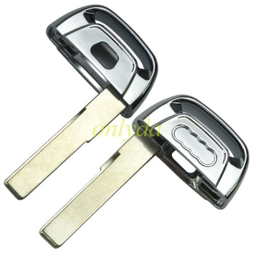 For Audi 3 button remote key shell with blade with logo