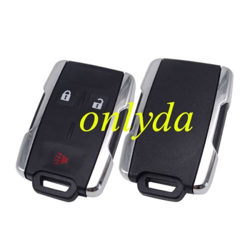 For Chevrolet black 3 button remote key shell,the side part is white