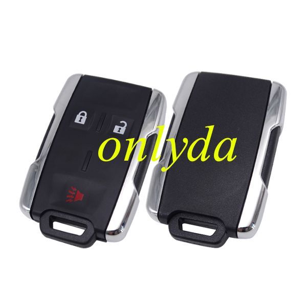 For Chevrolet black 3 button remote key shell,the side part is white