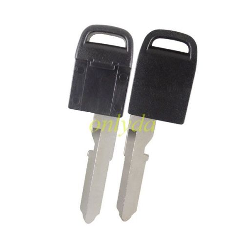 For yamaha motorcycle transponder key blank with right blade(black）,with unremovable printed badge