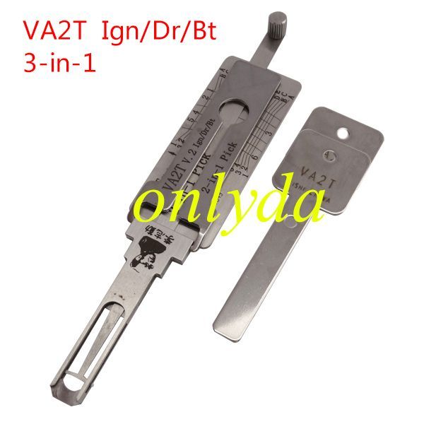 For VA2T-Citron 3-IN-1 Lock pick, for ignition lock, door lock, and decoder, genuine !  used for Peugeot 307,408