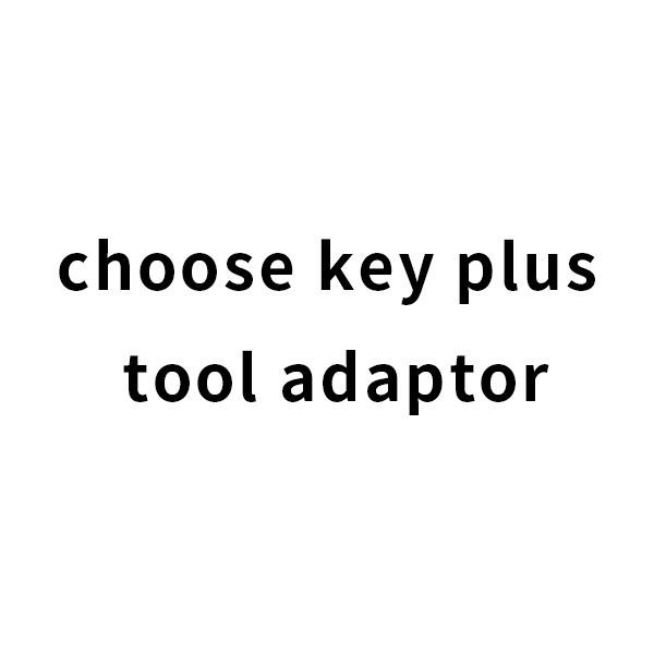 For key tool plus adaptor