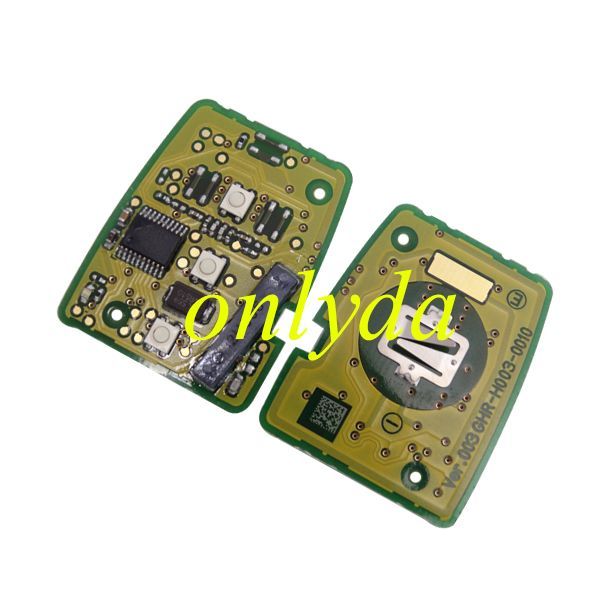 For OEM Honda 3 button remote key with 434MHZ with chip 47-7961XTT inside