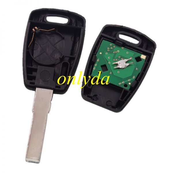 For Fiat 114 and Punto 188  1 button  remote key  in black color ,programmed  by  Zedfull（NO ignition chip, you need put ID48 chip inside）