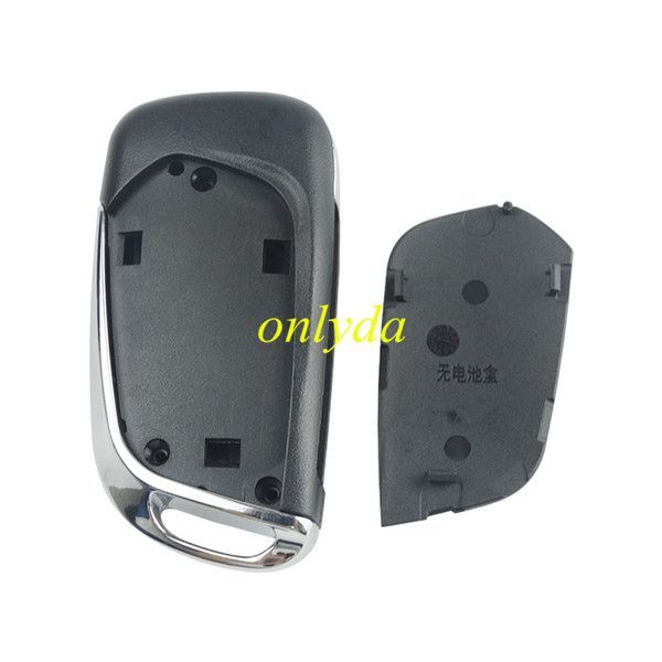 For modified  replacement key shell with 3 button with HU83 blade Without battery clip