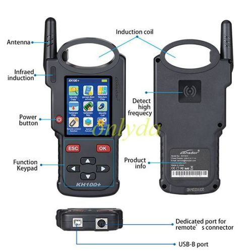 Lonsdor KH100 Hand-Held Remote/Smart Key Programmer