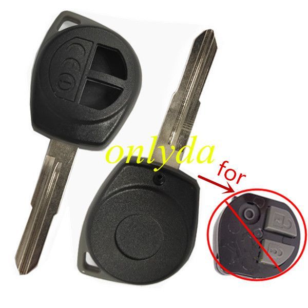 For 2 button remote key blank
