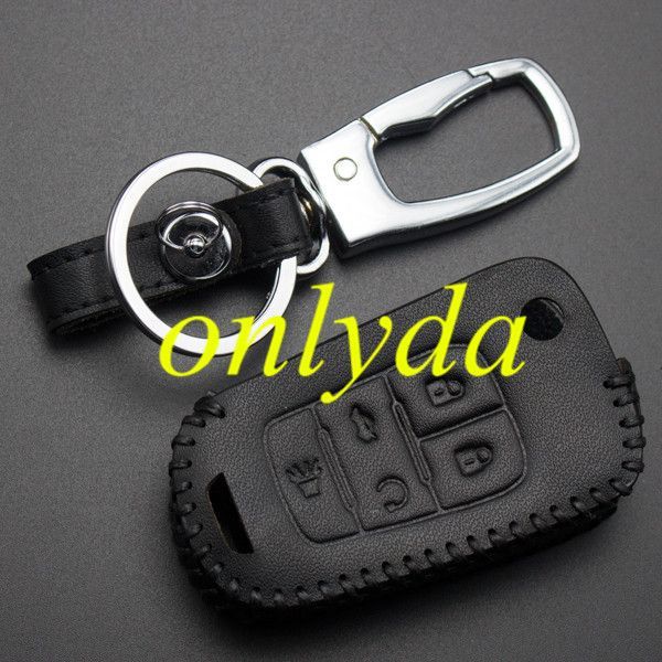 For Buick 4+1 button key leather case used new Lacrosse,new Regal.