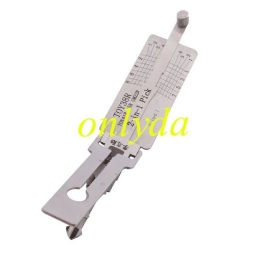 For Lishi TOY38R lock pick and decoder together for Daewoo Xiali