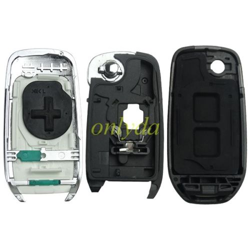 For Renault 2 button flip remote key blank, please choose the blade