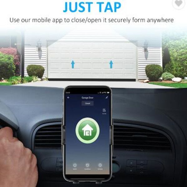 For Wireless WIFI Remote Control Smart Garage Door Opener switch with Car charger remote with WiFi camera
