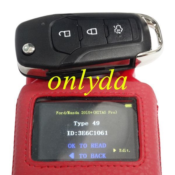 For Ford ESCORT 3B remote  Hitag Pro chip-434mhz  HU101 blade