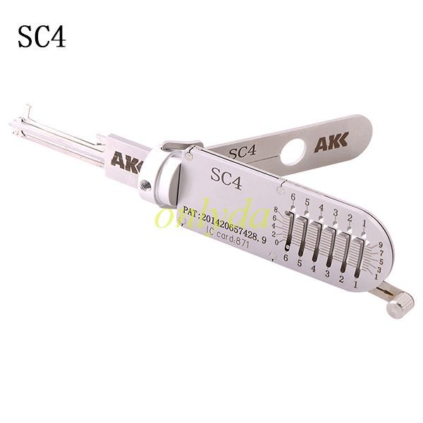 SC4 AKK 2 in 1 decode and lockpick for Schlage Residential Lock