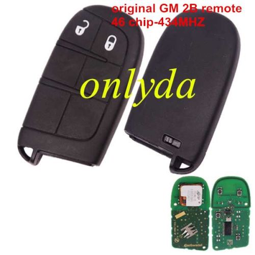 For OEM GM 2 button remote key with 434MHZ