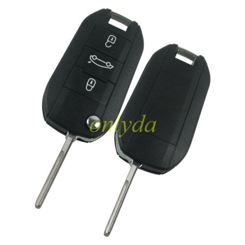 For 3 button flip remote key blank with HU83 blade  508