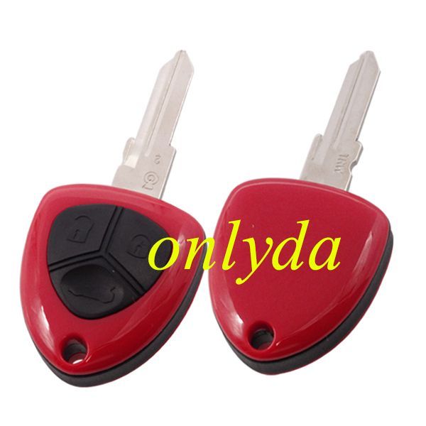 for Ferrari 3 button remote key shell  with Left blade  no logo