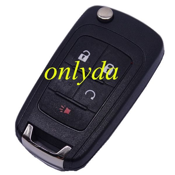 For 5 button into 4 button remote key blank  with HU100 blade