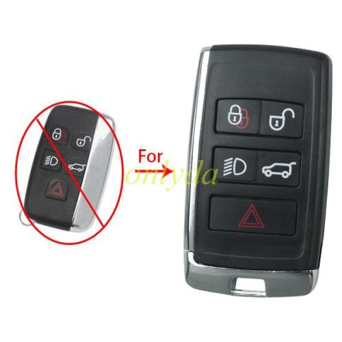 For modified 5 button remote key shell