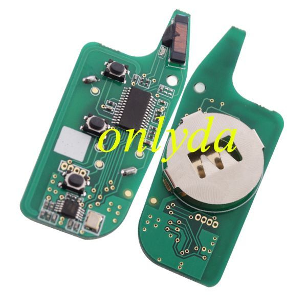 For Ford ESCORT 3B remote  Hitag Pro chip-434mhz  HU101 blade