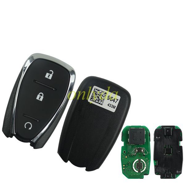 For OEM Chevrole 3 button remote key with 434MHZ with 46 chip FCC ID:HYQ4EA Model:4EA           IC:1551A-4EA