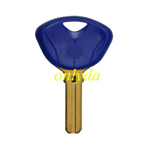 For BMW Motrocycle key blank(Blue color),with unremovable printed badge
